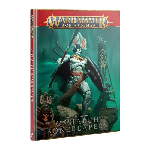 Hardcover Ossiarch Bonereapers Battletome book for Warhammer Age of Sigmar showing skeletal warriors on cover