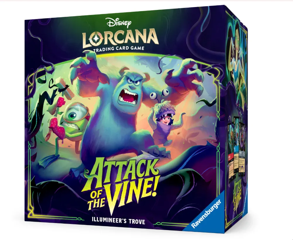 Disney Lorcana Attack of the Vine Illumineer's Trove Set 13 collectible storage box