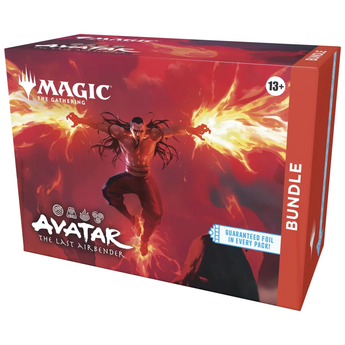 Magic: The Gathering Avatar: The Last Airbender Bundle box featuring characters from the animated series