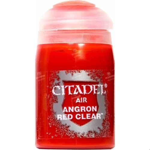 Citadel Air Angron Red Clear paint pot, 24ml bottle for airbrushing miniatures
