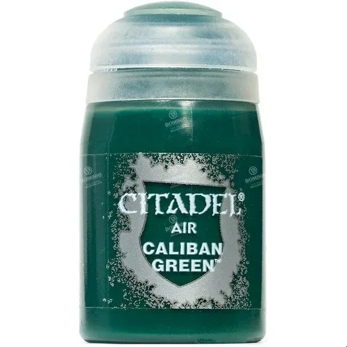 Citadel Air Caliban Green paint bottle, 24ml dark green acrylic airbrush paint