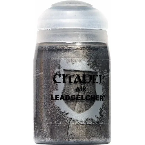 Citadel Air Leadbelcher metallic silver acrylic paint bottle, 24ml