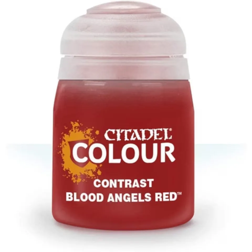 Citadel Contrast Blood Angels Red paint pot, 18ml, against white background