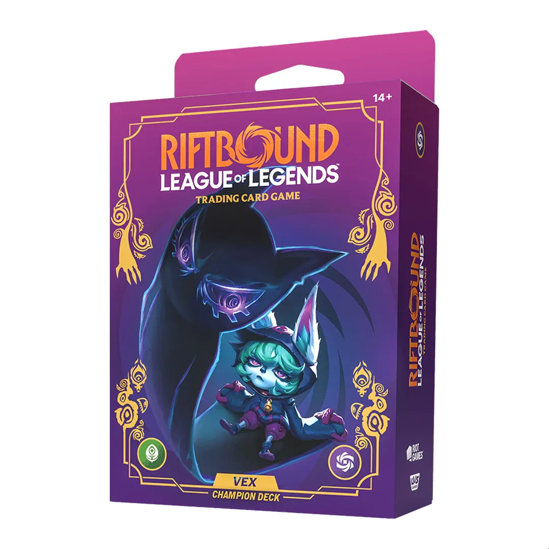 Vex Champion Deck box for Riftbound League of Legends TCG Unleashed expansion